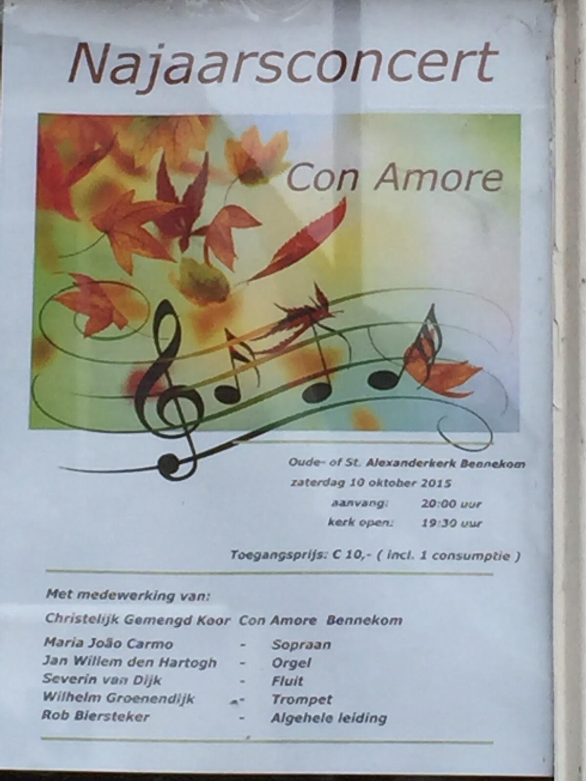 Najaarsconcert Con Amore