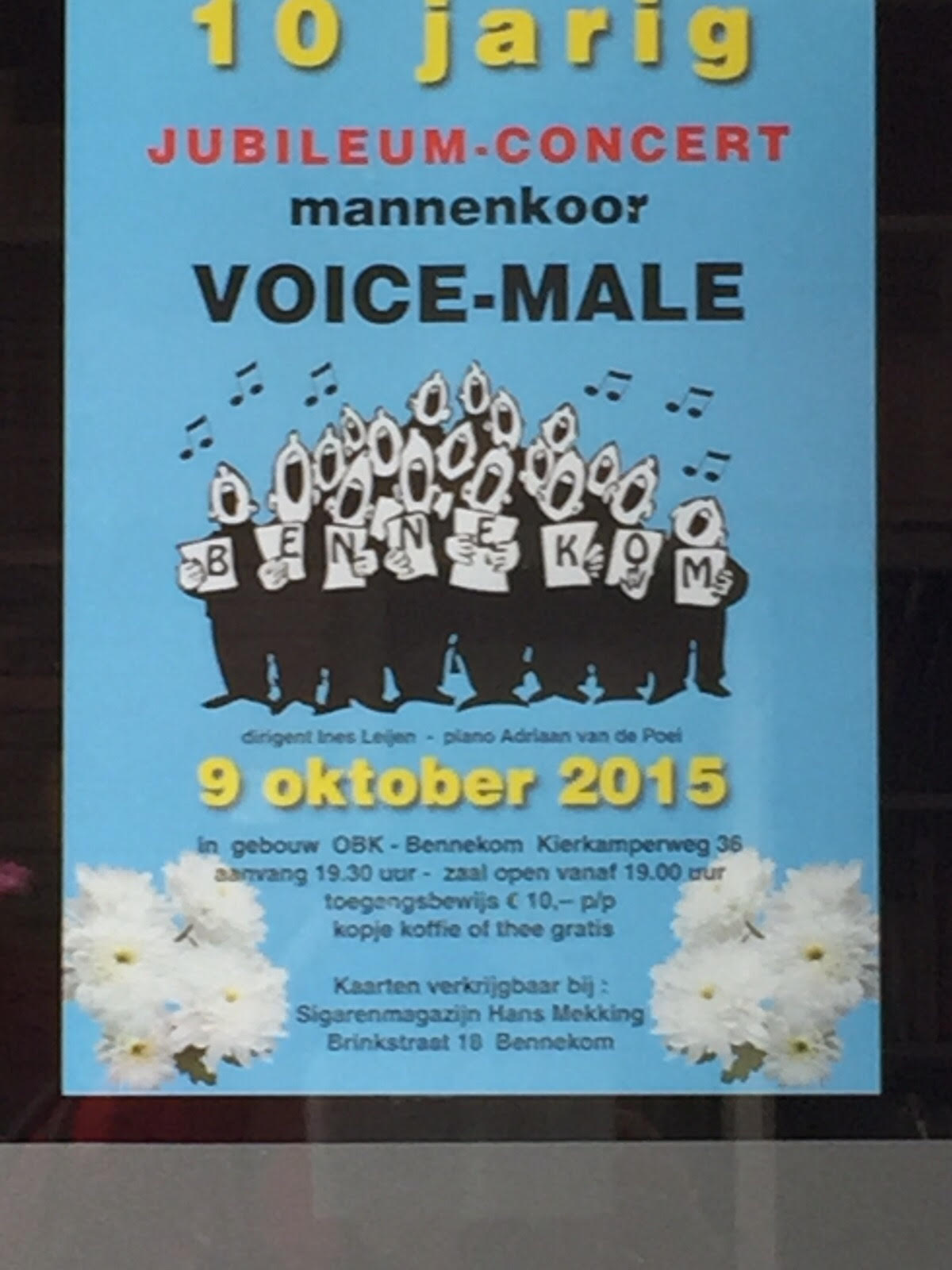 Jubileumconcert mannenkoor Voice-Male