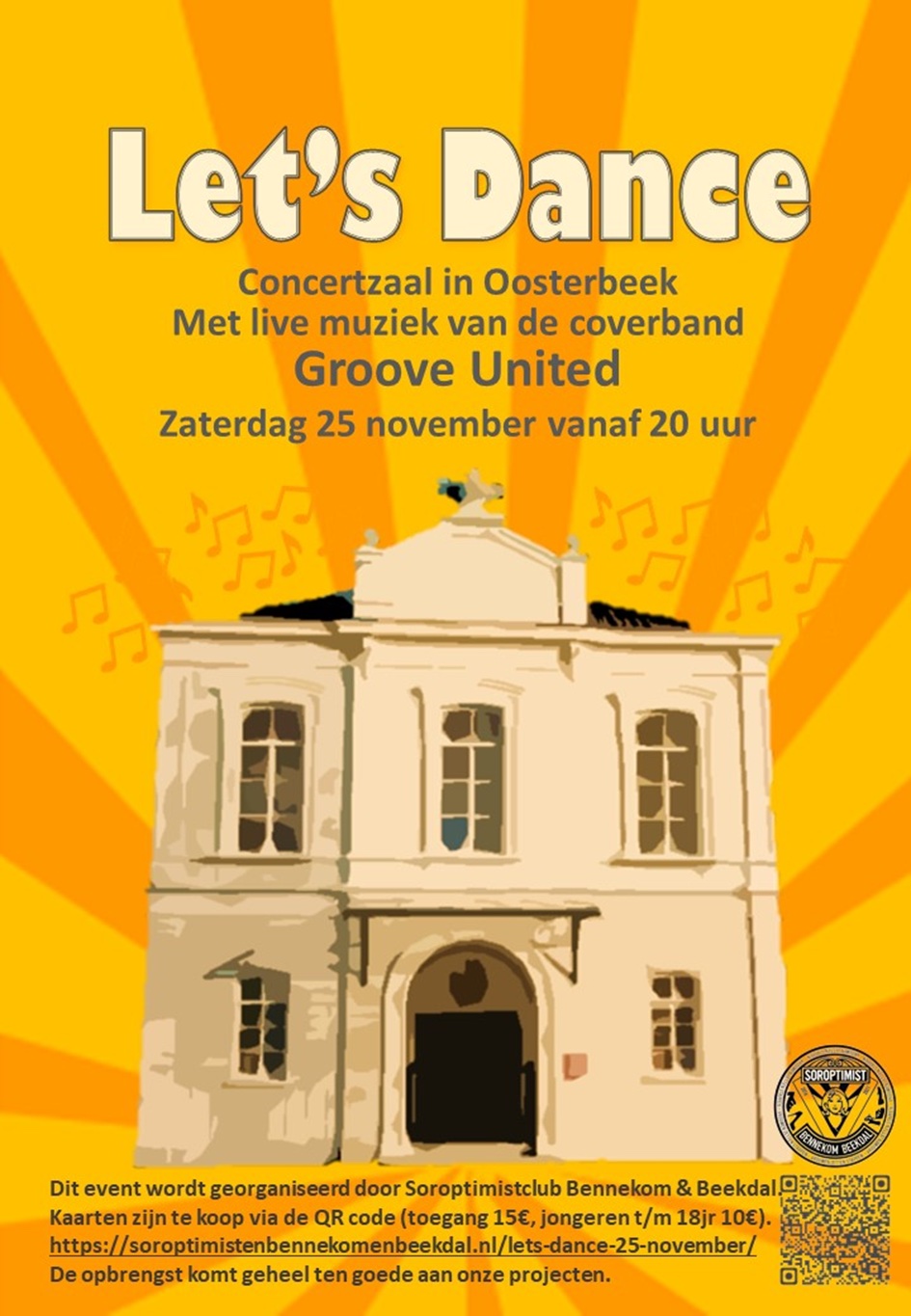 Benefiet dansfeest met Groove United
